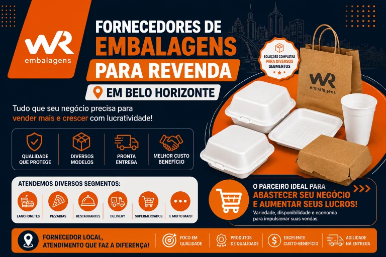 FORNECEDORES DE EMBALAGENS PARA REVENDA BH