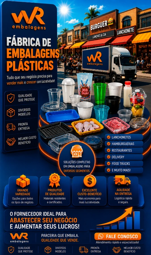 Fábrica de embalagens Plásticas
