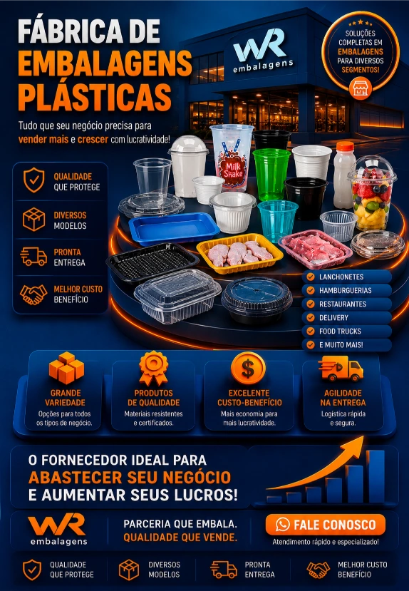 Fábrica de embalagens Plásticas