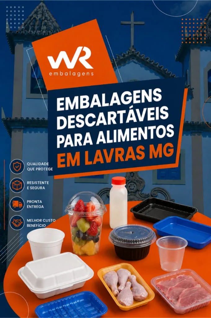 Embalagens Descartáveis para Alimentos em Lavras MG