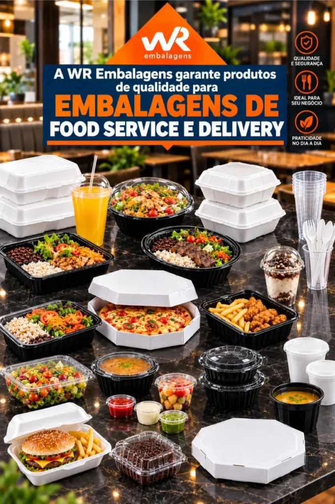 Top 10 Fornecedores de Embalagens para Food Service e Delivery